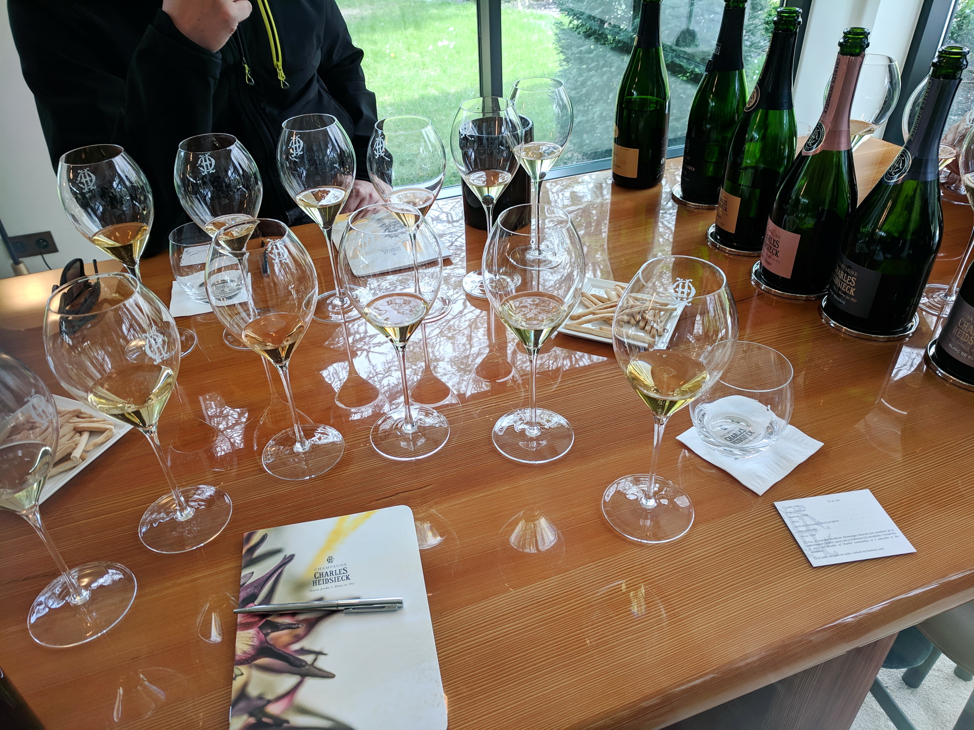 Charles Heidsieck Tasting at their own tasting room