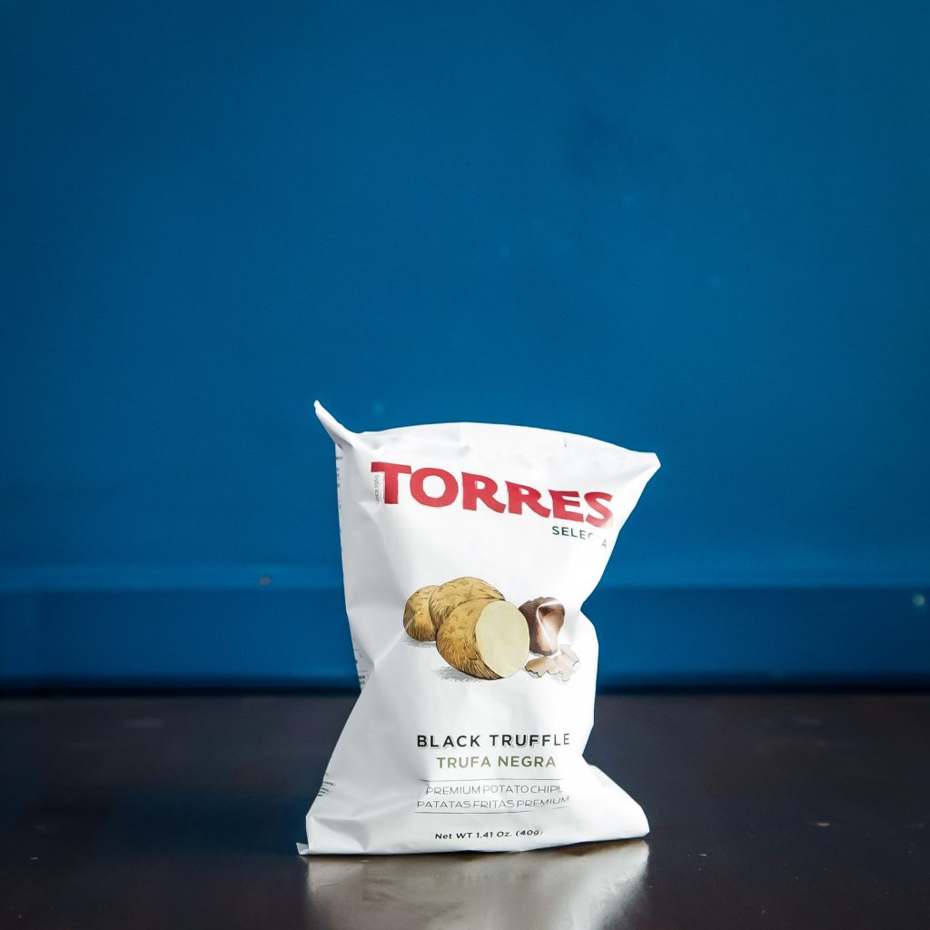 Torres Black Truffle Crisps Loki Wine Bar & Tasting House