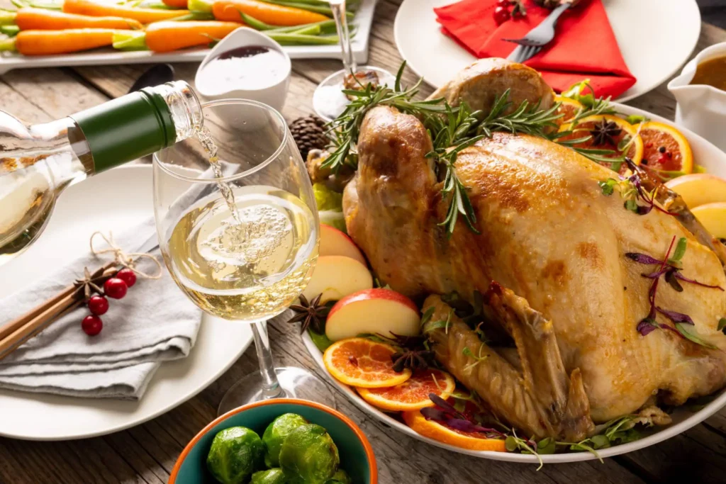 Best White Wine for Christmas - chicken