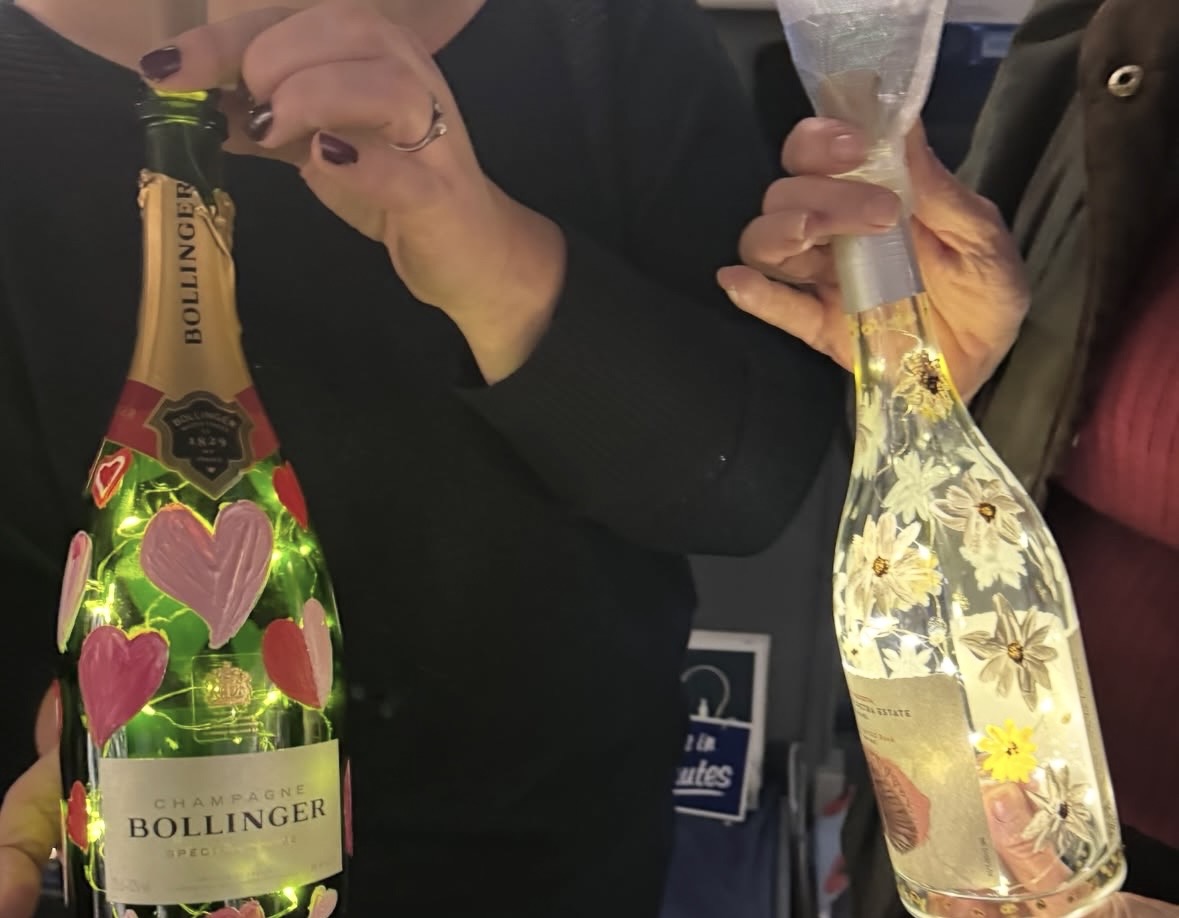 Corks & Canvases at Knowle, Wine Bottle Class - Image 2